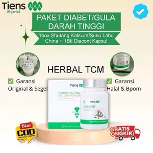 DIABETES GULA DARAH TINGGI-DIACONT KAPSUL SHUTANG SUSU LABU CHINA HERBAL TCM