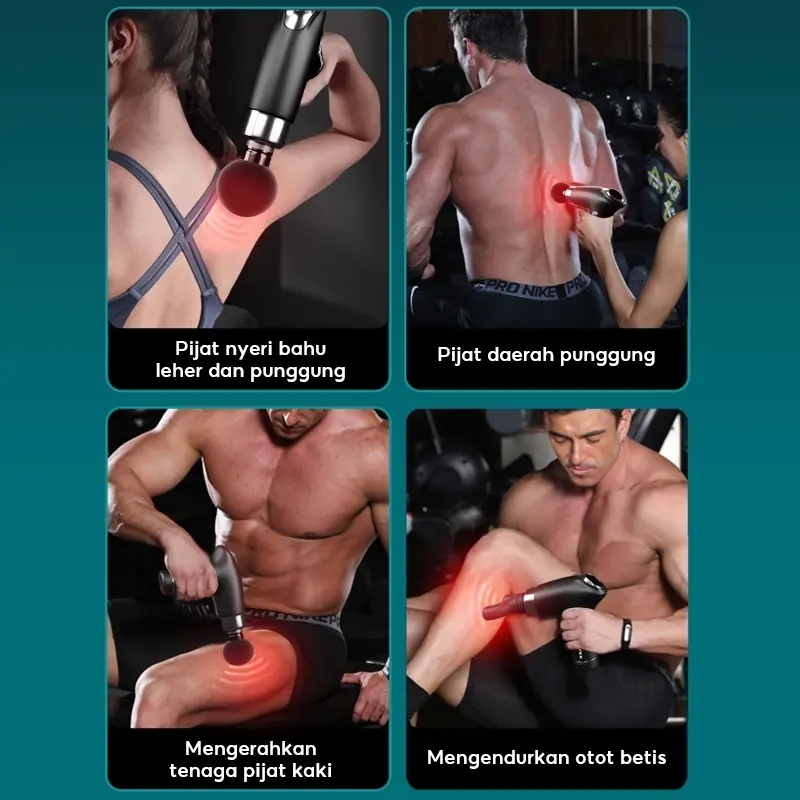 Alat Pijat elektrik Deep Mini Portable Massager 4 IN 1 Electric Alat Pijat 1