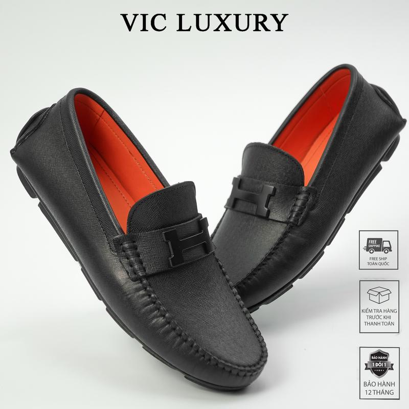 Giày Lười Nam Da Bò Nguyên Tấm Đơn Giản MC-126