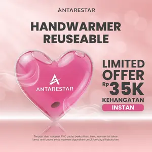 ANTARESTAR Official - Hand Warmer Penghangat Tangan Love Pink Natural Heat Pack Survival Kit Hotpack Handwarmer Reuseable Pereda Nyeri Haid | HWL