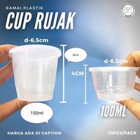 Gambar Cup puding/ rujak tebal 150ml isi 25pcs dari ramai plastik Kota Surakarta 1 Tokopedia