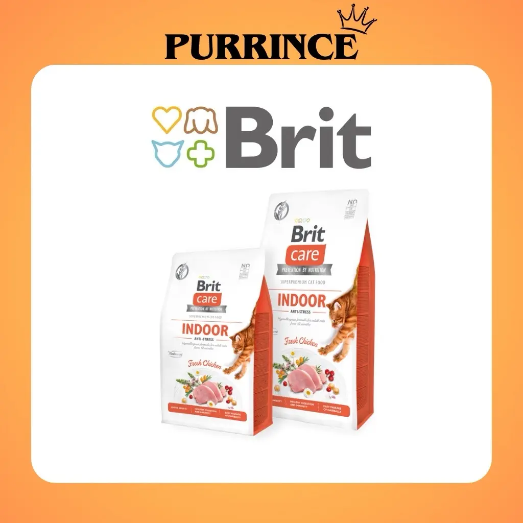 Brit Care Cat Grain-Free Indoor Fresh Chicken Dry Cat Food 2kg & 7kg