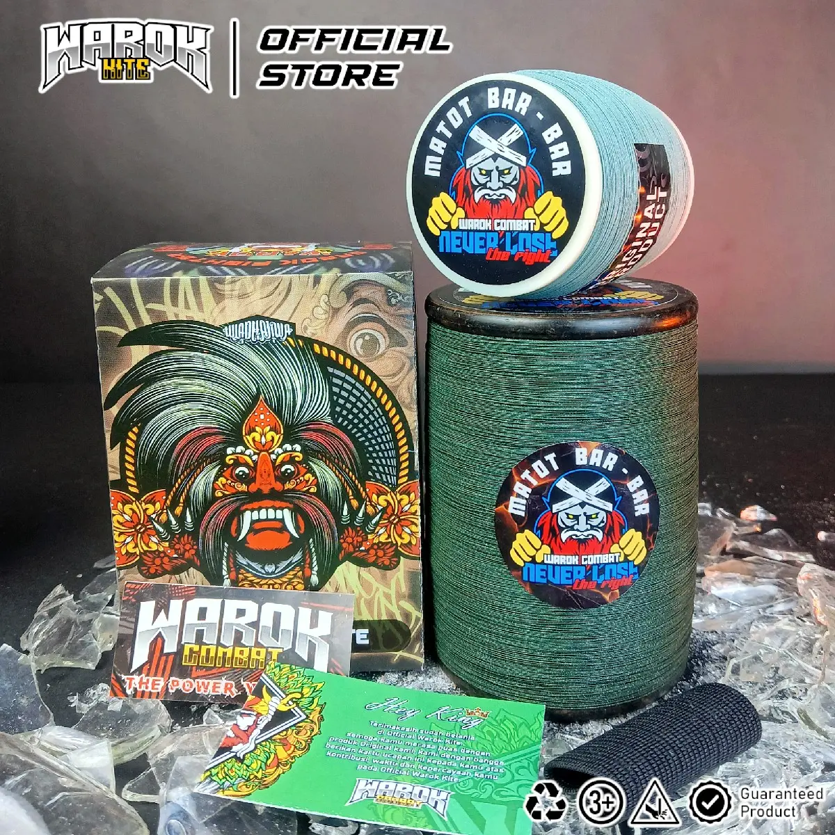 Gelasan Tournament Matot Warok BAR BAR Bahan Putih 0,22 ( Kasar , tajam, Full Treatment)