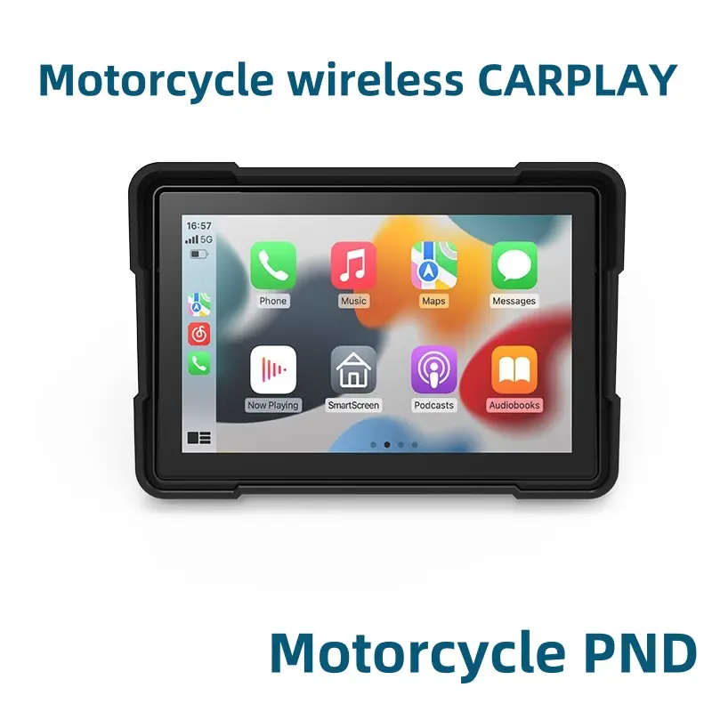 HD 5-inch PND CarPlay/Android Auto/Apple AIRPL outdoor waterproof
