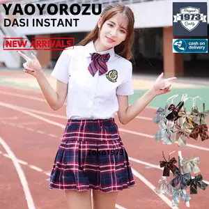YAOYOROZU TIE DASI INSTANT DASI SEIFUKU JK uniform school dasi cosplayJapanese Korean Chinese