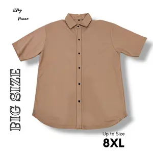 Kemeja Kaos Pria JUMBO Big Size 3XL 4XL 5XL 6XL 7XL 8XL Distro Atasan Lengan Pendek