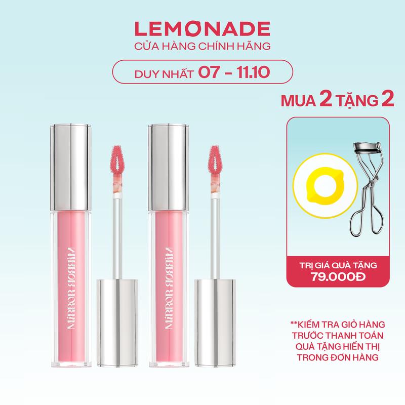Combo 02 Son tint bóng Lemonade Mirror Mirror Water Tint 4g