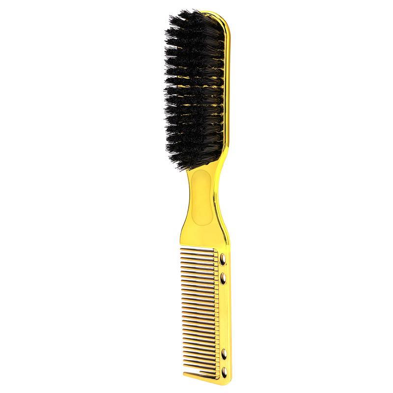 Product Introduction of BarberTop Men's Beard Styling Combing Hair Fragments Sweeping Beard Styling Care Dual Head Multifunctional Brush Comb Convenient Hair Styling Easy to Use Haircare Heatless 0