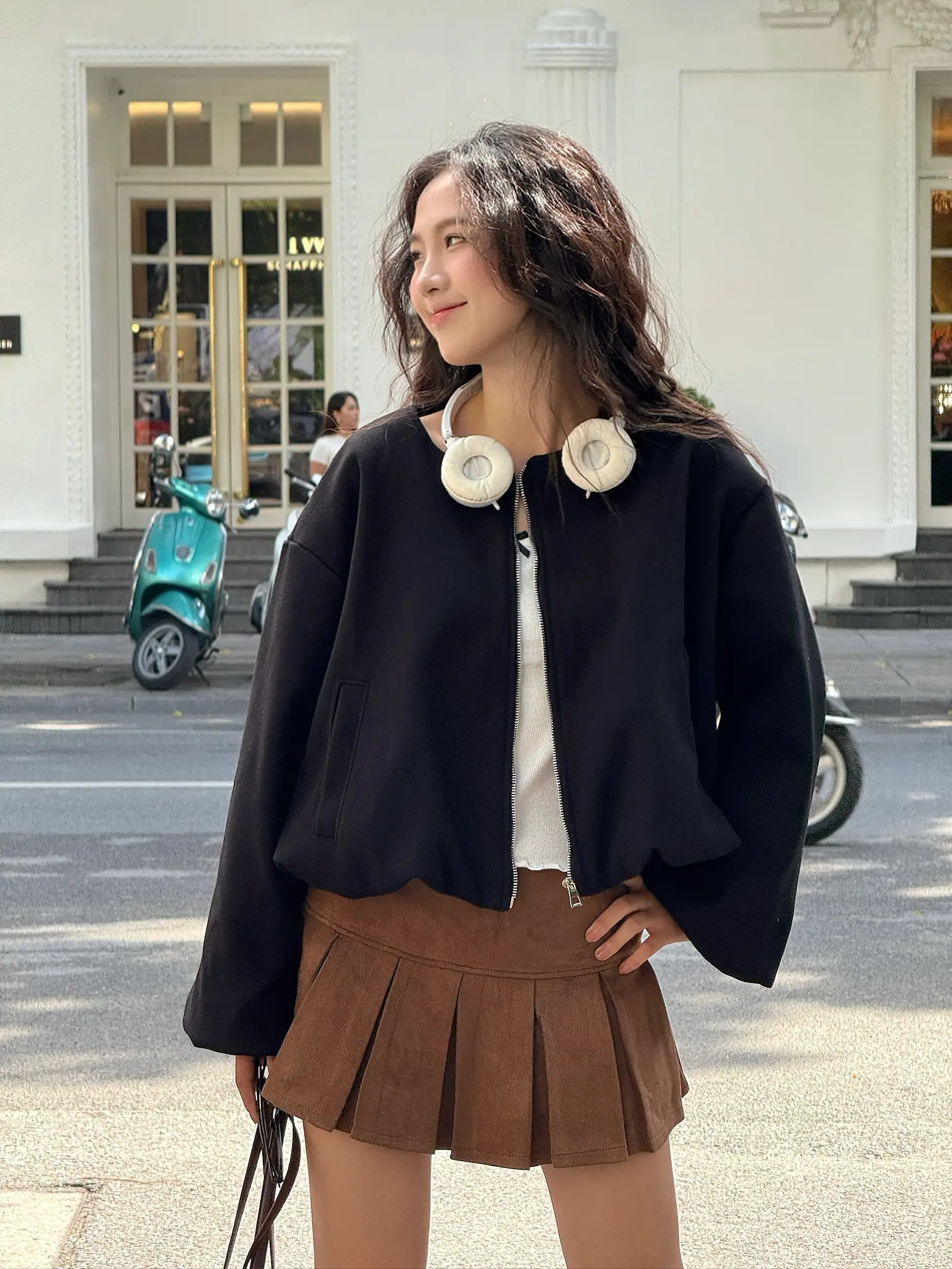 Áo khoác dạ ép 2 lớp dáng bồng, Áo khoác dạ hai lớp ấm áp - 29feb.closet - A573 | BigBuy360 - bigbuy360.vn Áo khoác dạ ép 2 lớp dáng bồng, Áo khoác dạ hai lớp ấm áp - 29feb.closet - A573 | BigBuy360 - bigbuy360.vn