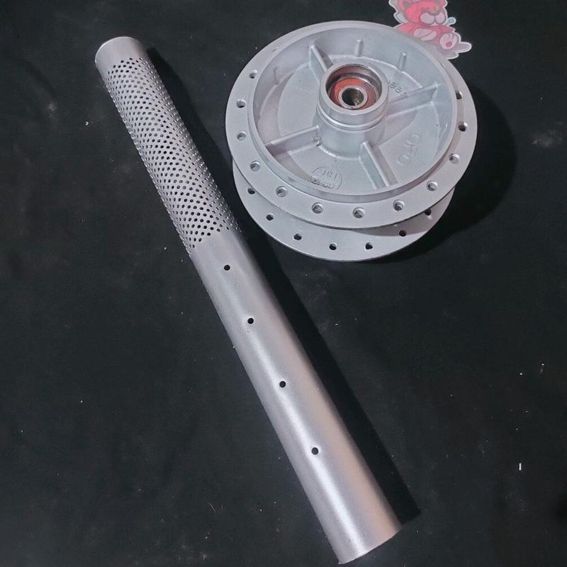 TERBARU SARINGAN KNALPOT MOTOR SARTENG SARFULL INLET 38MM PANJANG 40CM Motorcycle knalpot  saringan saringan  knalpot kapsul vario 7