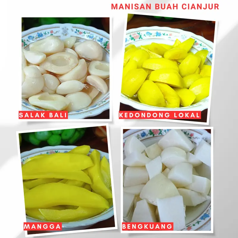Manisan buah cianjur 400 gram asinan buah camilan buah asinan pedas buah segar Makanan 2
