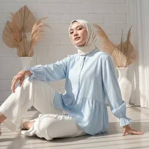 URNIKA - Amora Blouse | Korean Blouse | Blouse cotton poplin