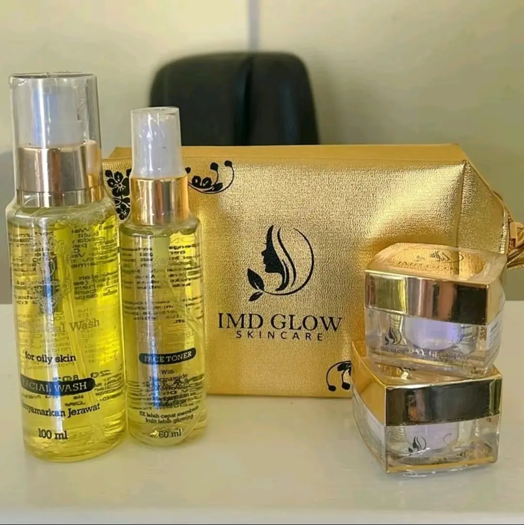 Skincare IMD Glow tanpa serum (isi 4 )