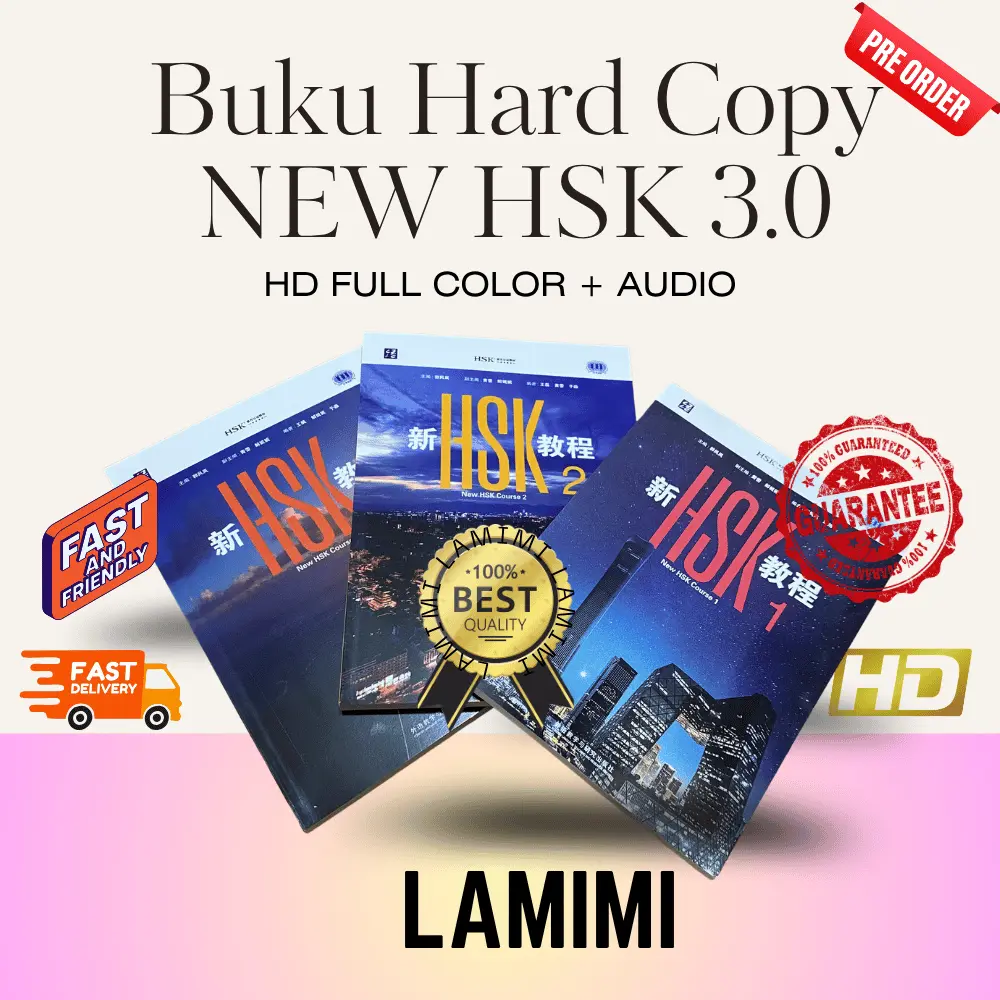 FISIK || BUKU NEW H-S-K 3.0 FULL COLOR + AUDIO