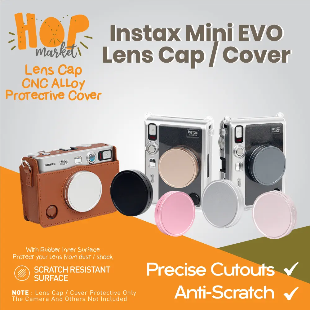 Lens Cover for Fujifilm Instax Mini EVO Tutup / Penutup Lensa Kamera