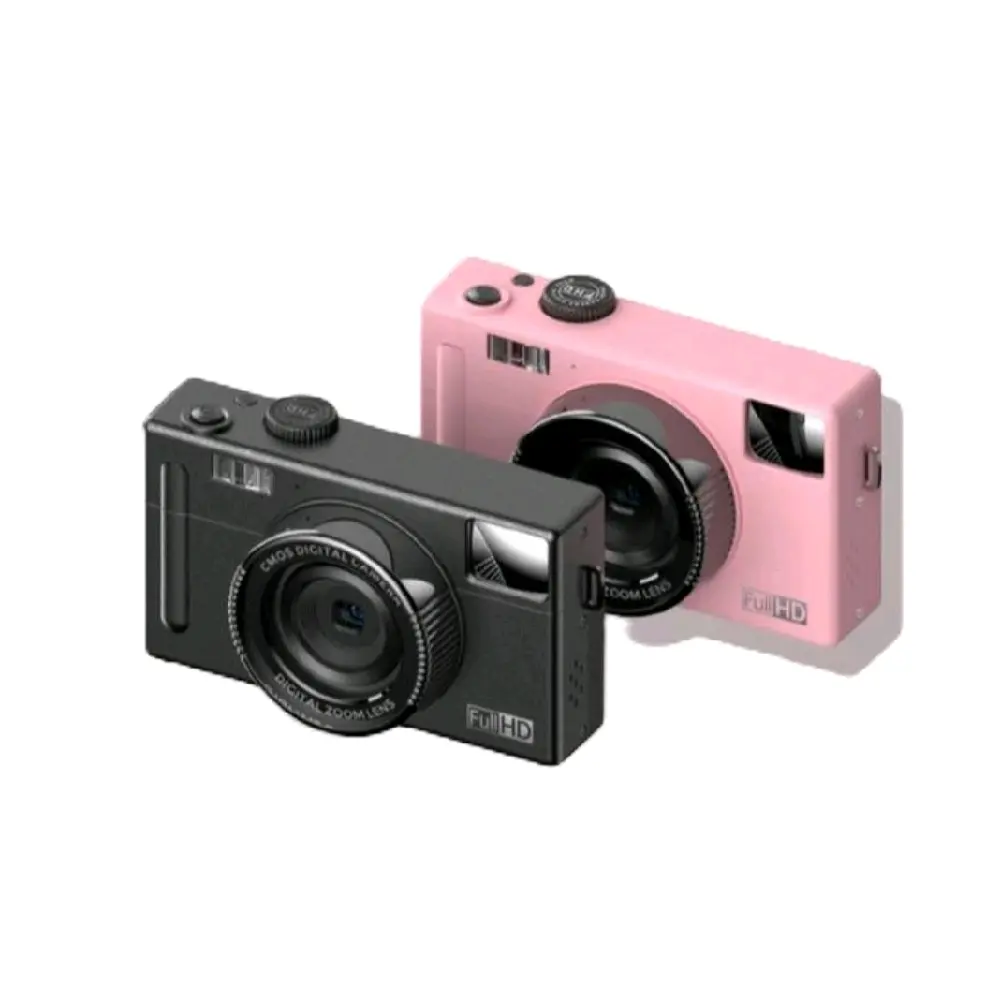 Kamera Bcare Mirrorless 24mp Digital Camera black, pink