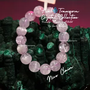 Gelang ICE KUNZITE Love Attractor Harian