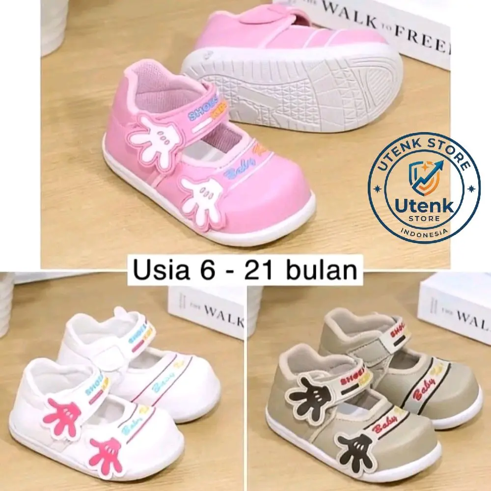 Sepatu Sneakers Kaki Cit Cit Anak Perempuan Dan Laki Laki 1 2 3 Tahun Sepatu Anak Trendy