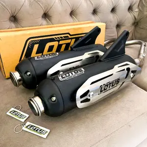 KNALPOT STANDAR RACING MONCONG KENOCHI TAMENG STAINLESS ORIGINAL LOTUS POWERFULL EXHAUST ( INLET 28-38 OUT 45 )PNP MIO SPORTY MIO SMILE BEAT FI BEAT NEW SCOOPY FI SCOOPY NEW GENIO Motorcycle Asli varionew 160 vario kzr Kendaraan