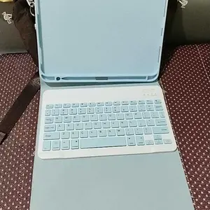【No tablet】DANYCASE Keyboard Case with Mouse for iPad 11th A16 Air 6th Gen 11 inch Air13 M3 2025 7th 8th 9th Gen 10.2 Air4 Air5 10th 10.9 Pro 11 13 Air2 5th 6th Gen 9.7 Air11”/13“ M4 2026 Magnetic Cover with Pencil Holder Bluetooth