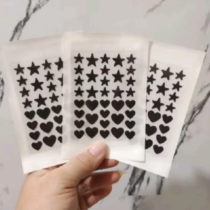Acne Patch Stiker Jerawat Tempelan Penutup Jerawat Motif Star Love  Wajah Berjerawat Perawatan Bruntusan 6