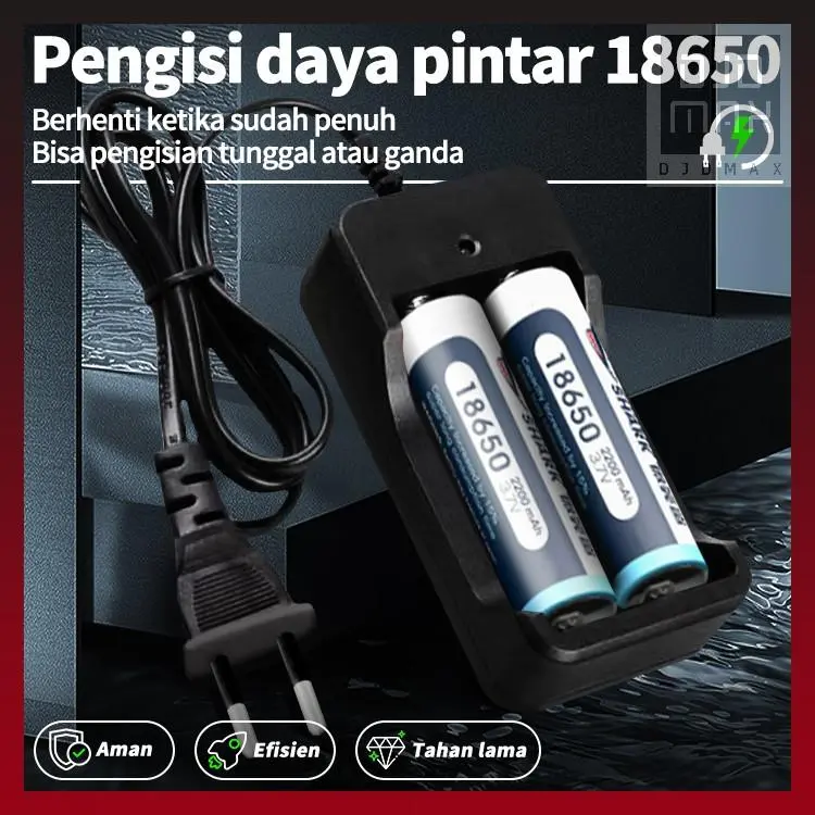 DJDMax Pengisi Daya Baterai Litium Aman Dan Efisien, Pengisi Daya Otomatis Berhenti Saat Penuh Dilengkapi Dengan Colokan, Pengisi Daya Pengisian Cepat Baterai