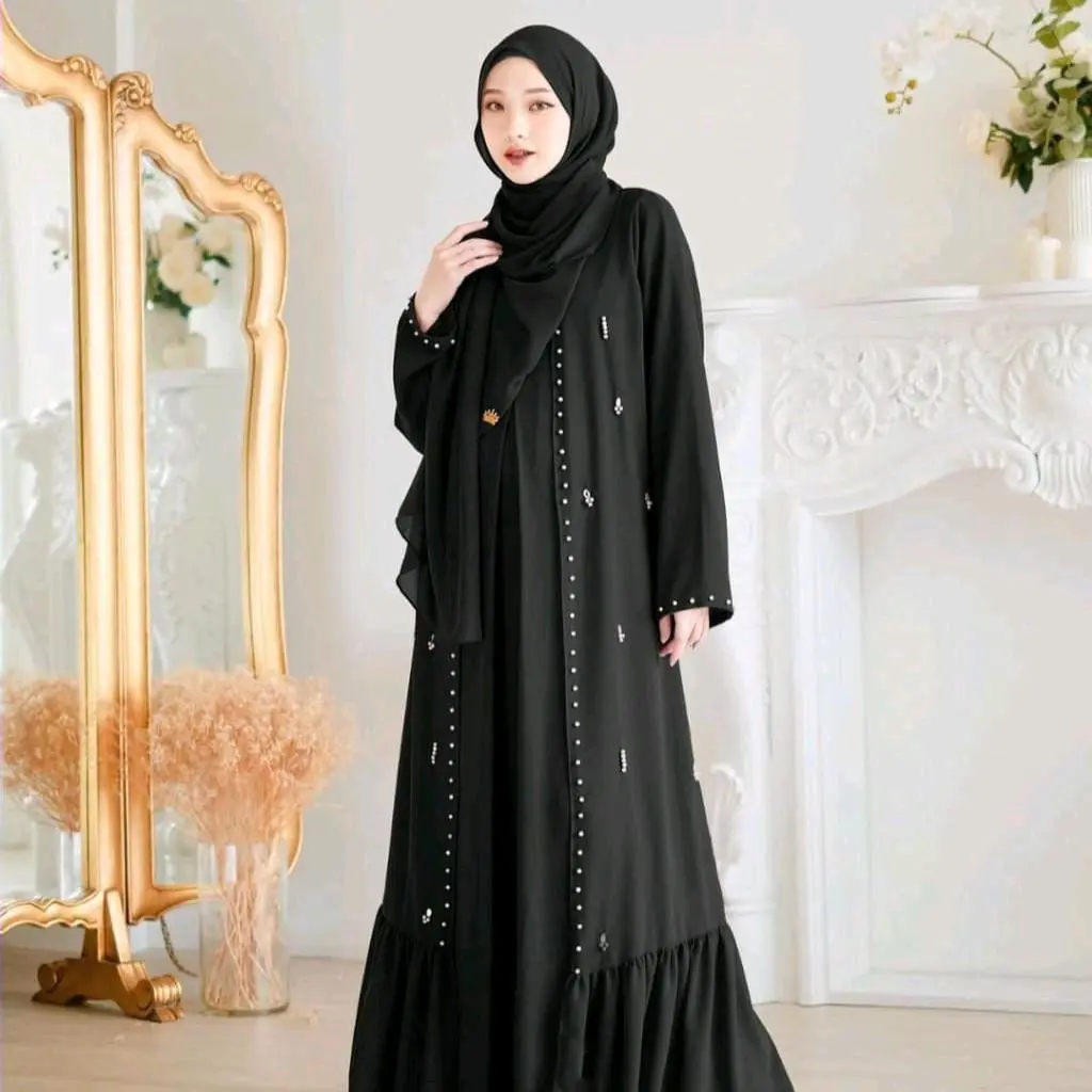 Sahira ABAYA gamis wanita terbaru 2025 bahan ceruty BABY DOLL