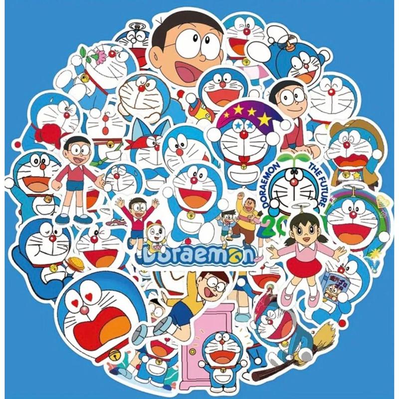 DIY Studio Sticker Doremon Dễ Thương Chống Nước Chất Lượng Cao Dán Mũ Bảo Hiểm Điện Thoại Đàn Guitar Laptop Vali Bảo Vệ Thiết Bị Yêu Thích