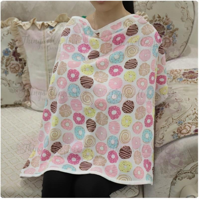 Product Introduction of [SG SELLER] Nursing Shawl (Type D) Breastfeeding Cover Stroller Car Seat Cot Comfortable Breathable Light Weight 5