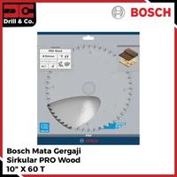 Gambar Bosch Mata Gergaji Sirkular Potong Kayu / Circular Saw Blade PRO Wood 10" X 60T (008) dari Drill&Co Kota Administrasi Jakarta Barat 3 Tokopedia