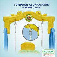 Gambar Mainan Prosotan Ayunan Anak Seluncuran Bahan Plastik HDPE 5in1 & 3in1 Swing Slide 001-M1301 - M1301 BIRU 3in1 dari Speedsindonesia Kota Surabaya 4 Tokopedia