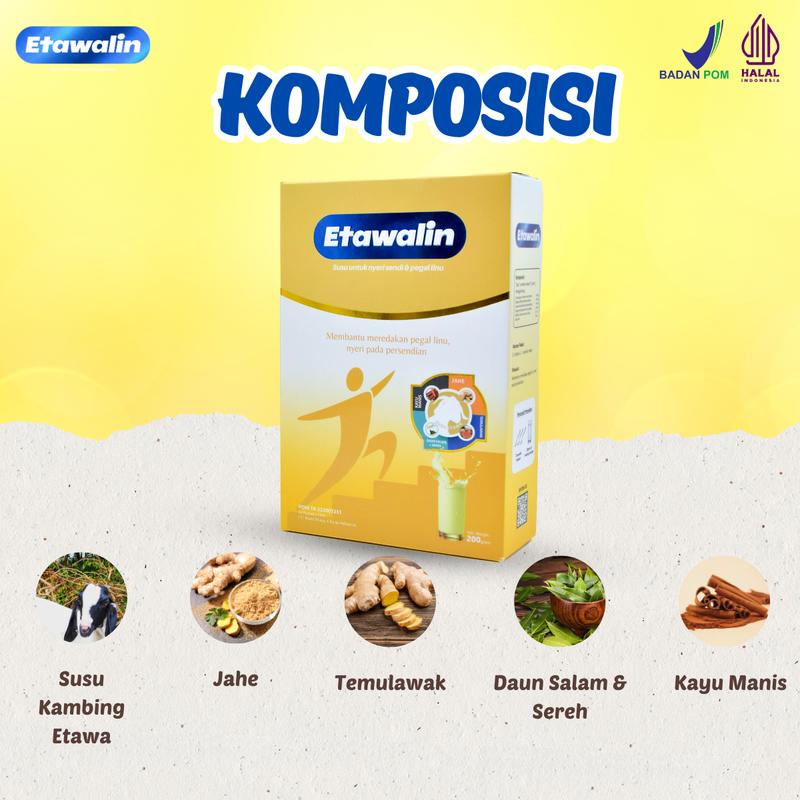 Susu Kambing Etawa Bubuk Susu Etawalin Original Asli Officiall Paket 4 Box - Milk, Dairy 2