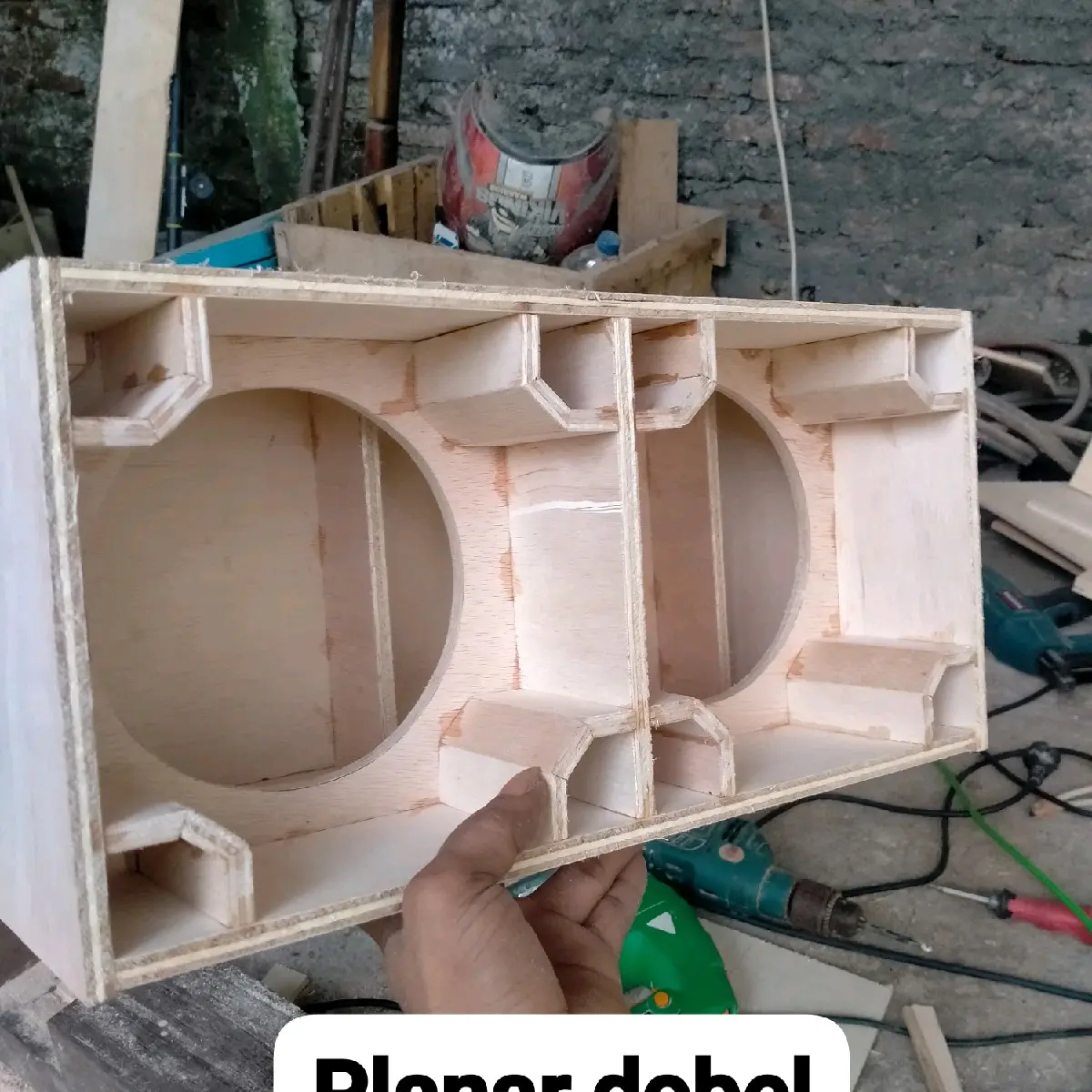box speaker planar dobel 6inchi