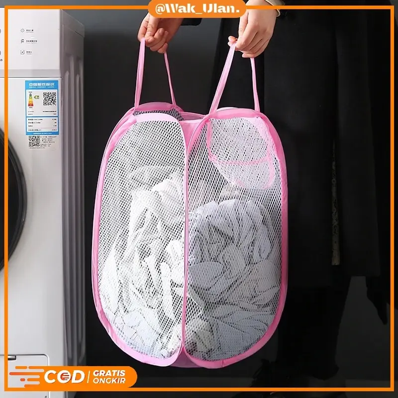 Keranjang Baju Kotor Lipat Motif Karakter / Laundry Basket / Keranjang Kartun / Tas laundry baju 5