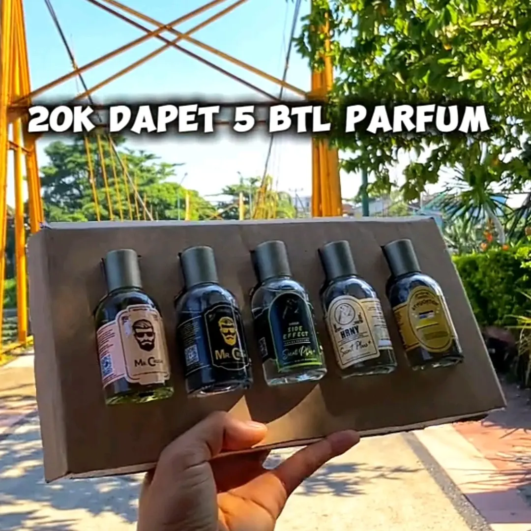 Promo Beli 3 Dikirm 5Botol Parfume Scentplus SideEffect COD GRATIS ONGKIR