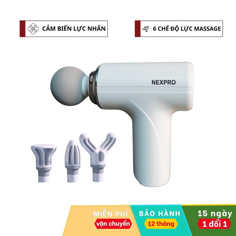 Máy Massage - massage cầm tay NEXPRO Công Nghệ AI Cảm Biến Lực - Bảo Hành 12 tháng