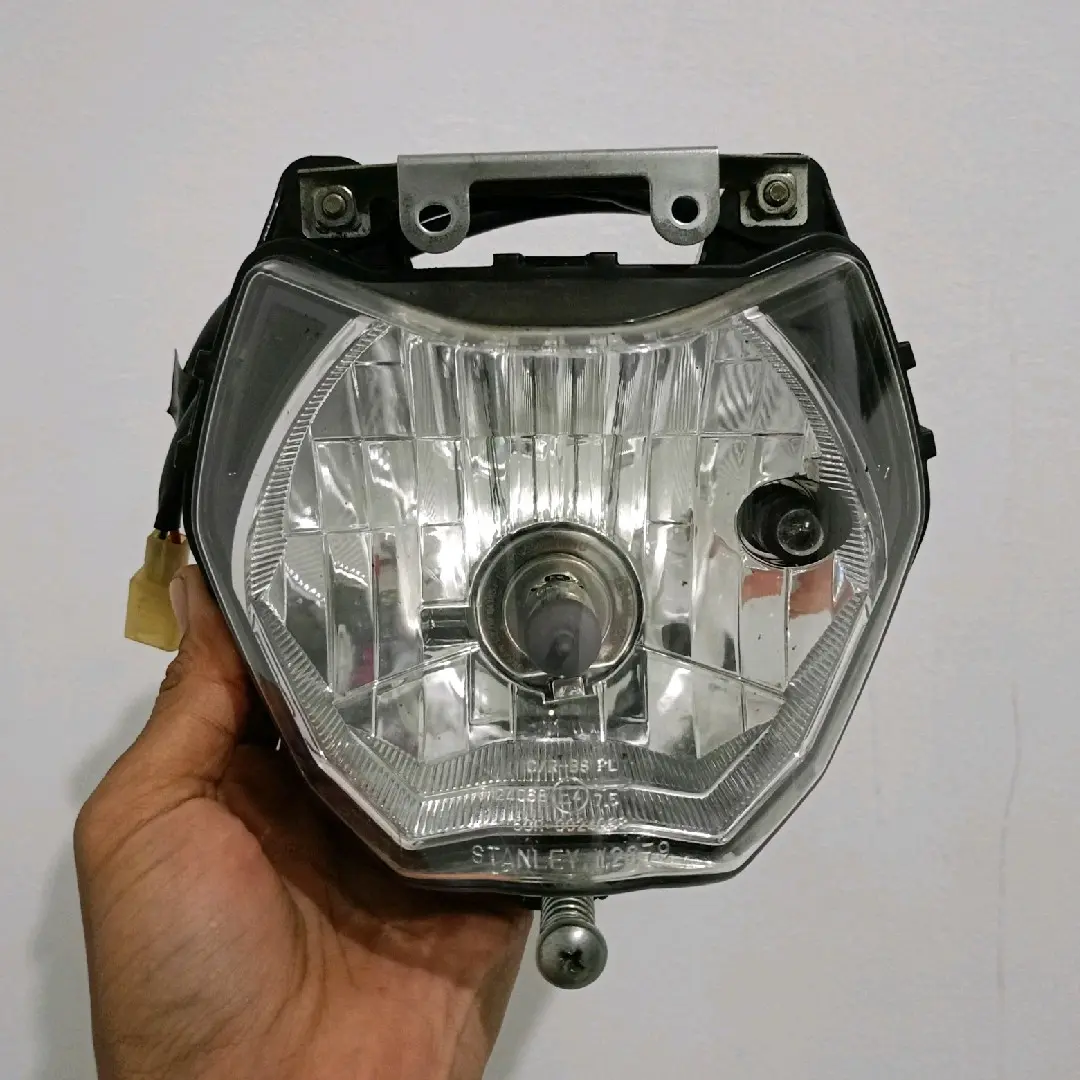 replektor lampu depan klx bf dtracker150 hedlamp reflektor dudukan lampu kawasaki klx 150 original cabutan asli copotan motor