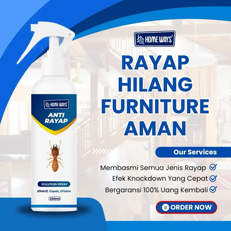 Homeways Anti Rayap Cairan Pembasmi Rayap Kayu Furniture Di Rumah 0
