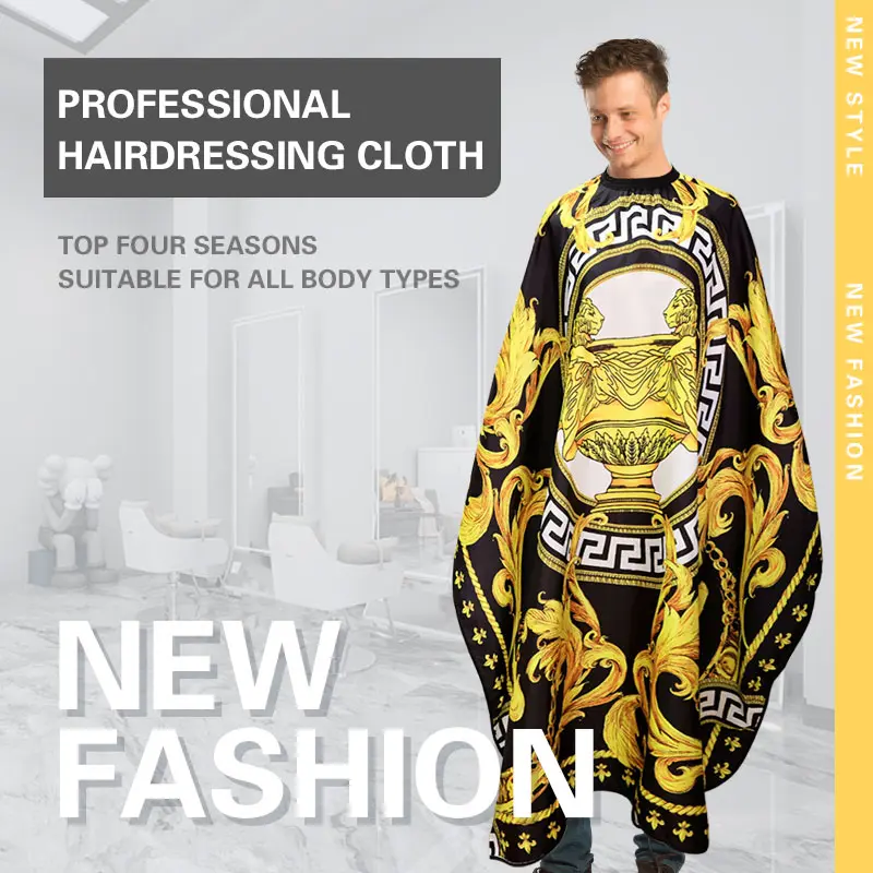 Antistatic Haircutting Cloth Barber Waterproof Hairdresser Cape Salon Grooming Clothes Uniform Hairdressing Accessories Haircare Heatless