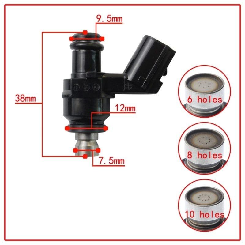 INJECTOR INJEKTOR SUPERFLOW BEAT VARIO 110 125 150 160 SCOOPY PCX ADV 150 160 CB150 CBR CB 150 CRF 150 GENIO VERZA SONIC 150 R NEW MEGAPRO SUPRA 125 Fi SUPRA GTR 150 135 150 165 175 185 200 255 CC 1