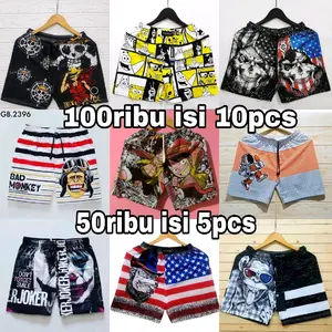 Celana Boxer  Distro Santai Viral 100k Dapat 10pcs Bisa dipakai Pria & Wanita