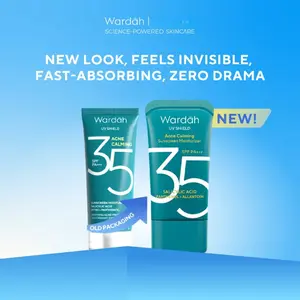 WARDAH UV Shield SPF35 PA+++ Sunscreen Moisturizer Salicylic Acid 35ml Acne Calming