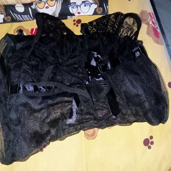 Product Review of Gaun Malam Wanita Renda Transparan DressLingerie Motif Bunga Fit Tidur 1177 from c**w 1