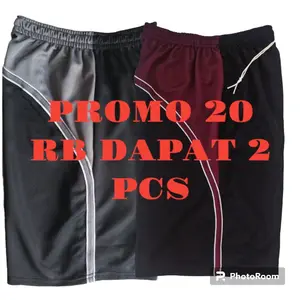 PROMO 20 RB DAPAT 2 PCS/CELANA PENDEK PRIA DEWASA/KOLOR SANTAI/CELANA PENDEK TERMURAH Katun