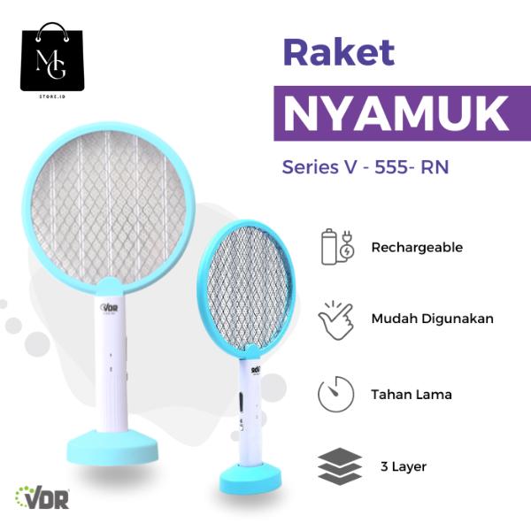 Raket Nyamuk LED VDR - Electronic Mosquito Killer 3