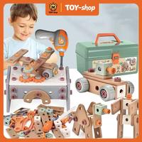 Gambar YUNLEO.TOY Mainan Tool Box AlatPerbaikan Bor Listrik Simulasi Pembongkarandan perakitan sekrup Kreatif DIY MainanEdukasi - 124pcs dari YUNLEO.TOY Kota Bekasi 1 Tokopedia