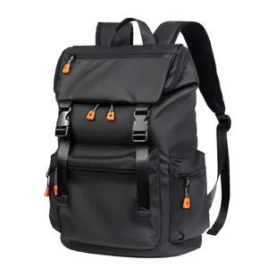 Alba Project - Backpack Gio - Tas Ransel Laptop Pria Wanita Anti Air Sekolah - Tas Kerja - Tas Laptop - Tas Kekinian Hitam