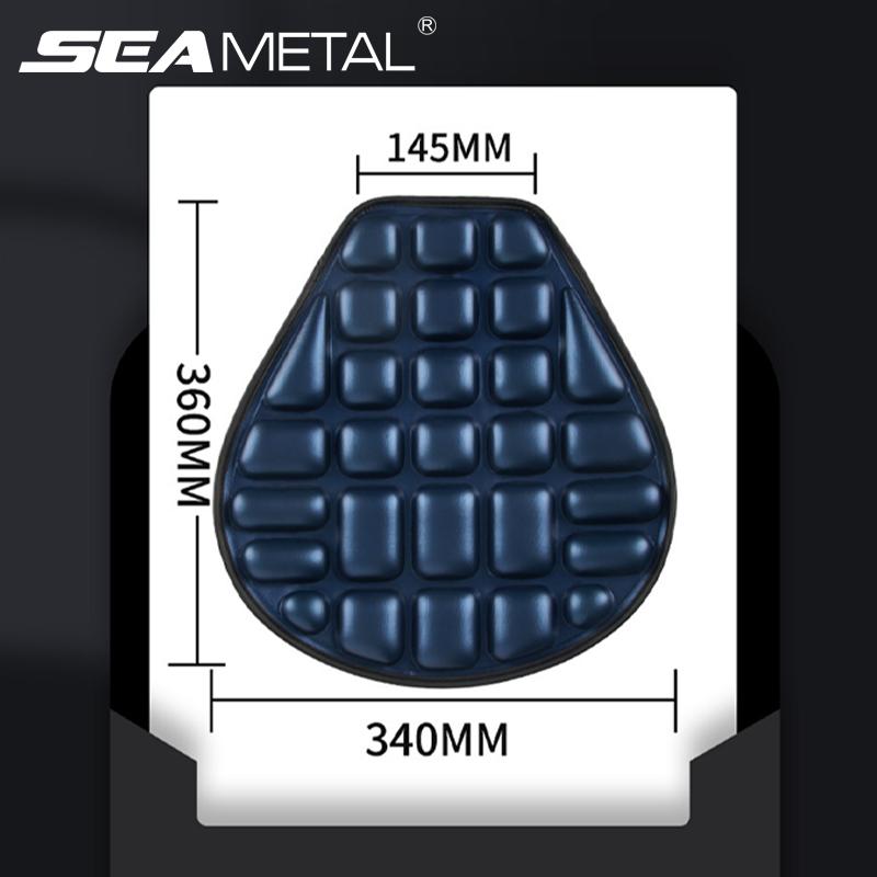 SEAMETAL Motorcycle Seat Cushion Breathable Shock Absorber Waterproof Seat Pad 1