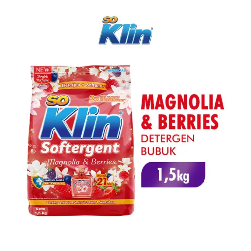 So Klin Softergen Powder Detergen 1.5kg -ini Detergen Bubuk 3
