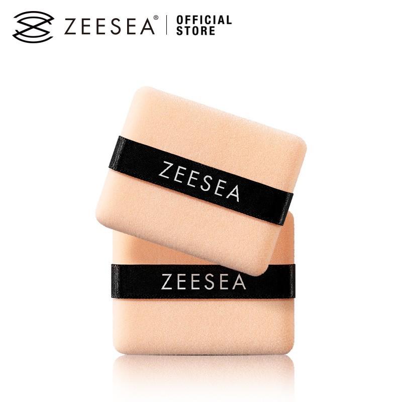 (COD)ZEESEA-Miếng Bọt Biển Trang Điểm Chuyên Nghiệp, 2 Miếng, Miếng Bọt Biển Mỹ Phẩm